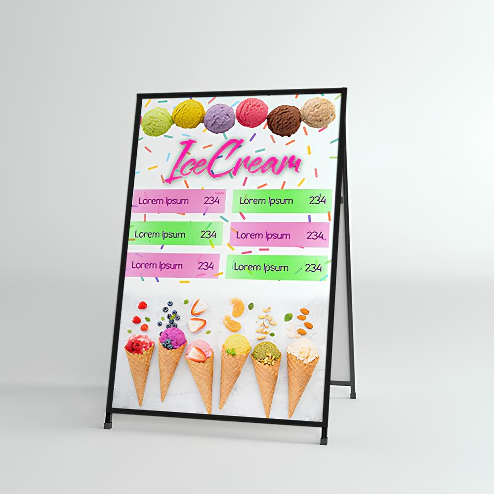 ブラックA型看板|誉PRINTING