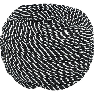 式典紐 黒白紐 φ8mm×300m巻-02000114A|誉PRINTING