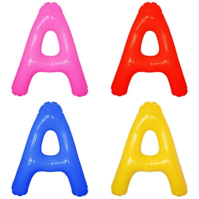 エアポップレターバルーン (ピンク,レッド,ブルー,イエロー,グリーン,オレンジ) 「A」|誉PRINTING