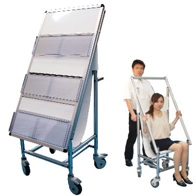 サポートサイン 非常搬送用車いすタイプ A4カタログケース(パネル下部カタログケース付き)|誉PRINTING