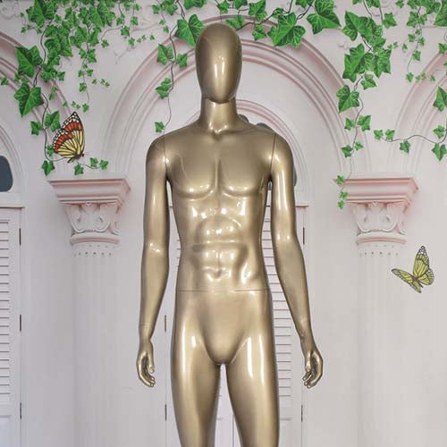 全身 男性マネキン【ゴールド/シャンパンゴールド】|誉PRINTING
