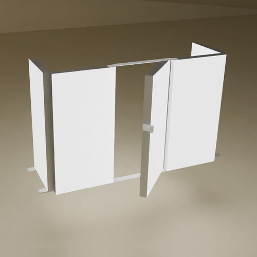セゴライトボックス ドアパーツ 横連結タイプ|バックヤード・ドア構成の設置イメージ|誉PRINTING