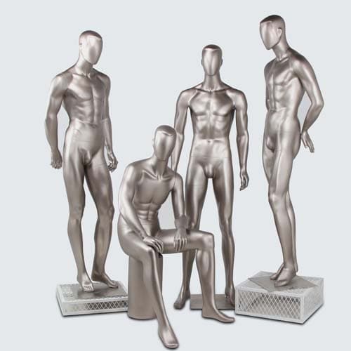 全身 シャンパンカラー 男性マネキン|誉PRINTING