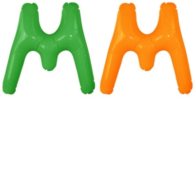 エアポップレターバルーン (ピンク,レッド,ブルー,イエロー,グリーン,オレンジ) 「M」|誉PRINTING