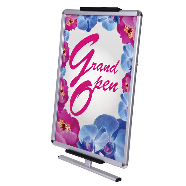 アルミイーゼル ロータイプ ブラック|誉PRINTING