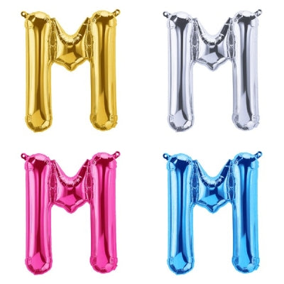 プレミアムレターバルーン (マゼンタ,ブルー)(16",34")「M」|誉PRINTING