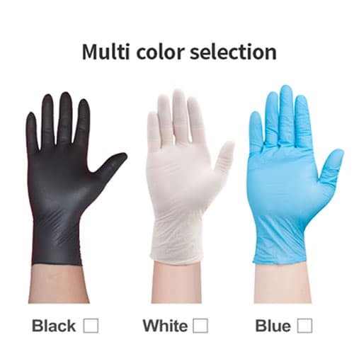 【コロナ対策】ゴム手袋 (パウダーフリー・ラテックスフリー) 100個入り|誉PRINTING