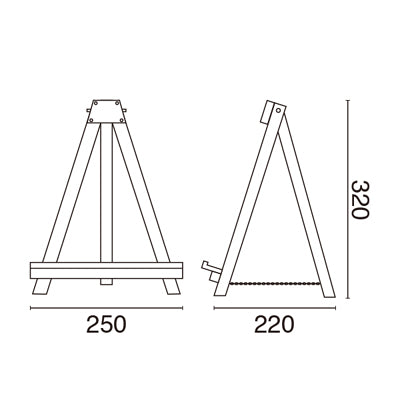 ミニカラーイーゼル(2セット)|誉PRINTING