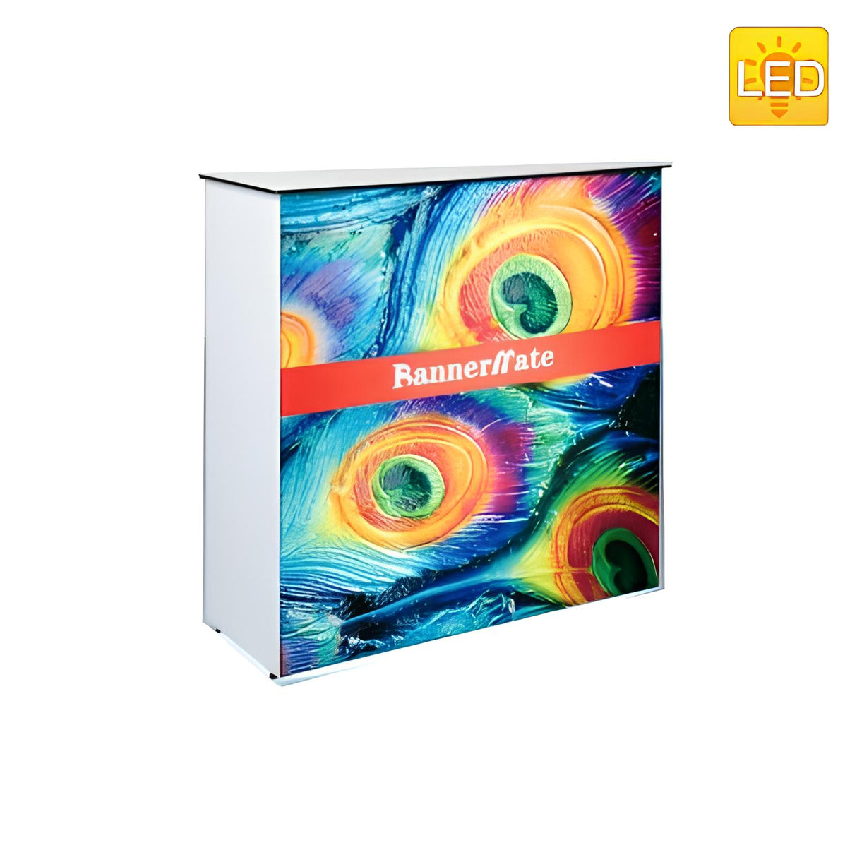 レゴポップアップ 組み立てカウンターテーブル W100cmタイプ|誉PRINTING