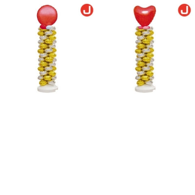 9"クラスタータワーキットJ 2Mシルバーx2Mゴールドx(Bパールライトブルー,Pパールピンク,Yパールイエロー,Rパールレッド,RHレッド)|誉PRINTING