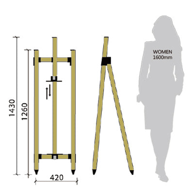アルミイーゼル ( ゴールド / シルバー )|誉PRINTING