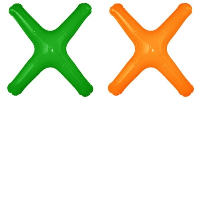 エアポップレターバルーン (ピンク,レッド,ブルー,イエロー,グリーン,オレンジ) 「X」|誉PRINTING