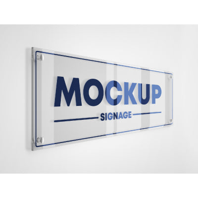 透明アクリル看板 四角|誉PRINTING