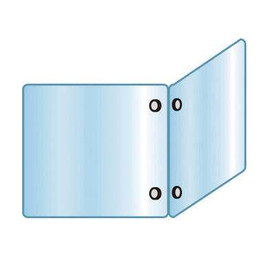 【コロナ対策】飛沫感染対策アクリルパーテーション2面タイプ|誉PRINTING