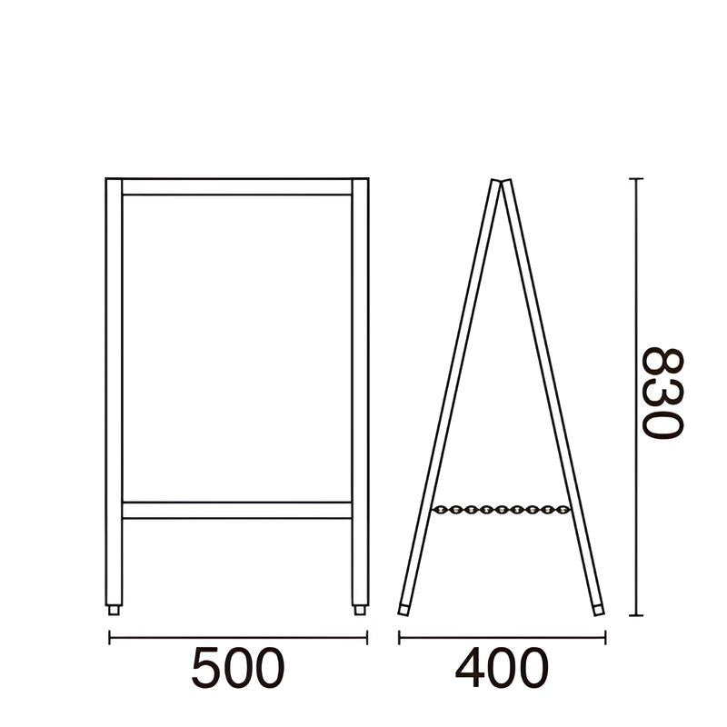 A型両面ブラックボード クラッシック|誉PRINTING