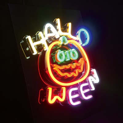 ネオン風LEDライト Halloween|誉PRINTING
