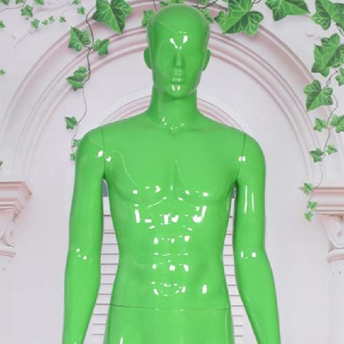 全身 男性リアルマネキン【グロスグリーン】|誉PRINTING