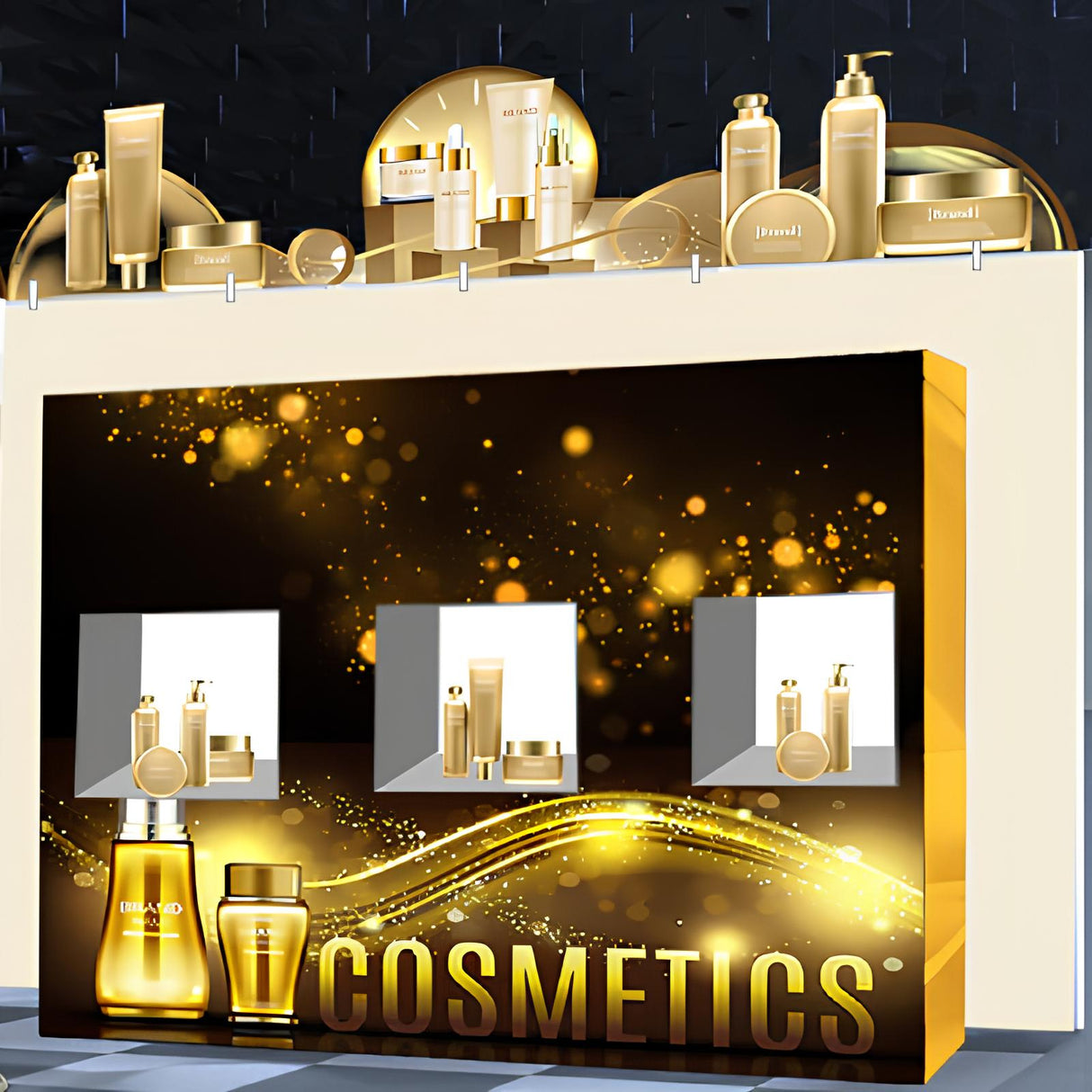 セットディスプレイ レゴバックパネル B【1小間用(3m×3m)】|誉PRINTING