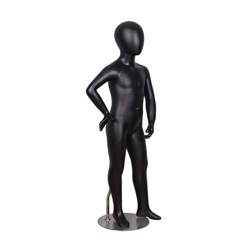 子供用フルボディ マネキン【ブラック】B|誉PRINTING