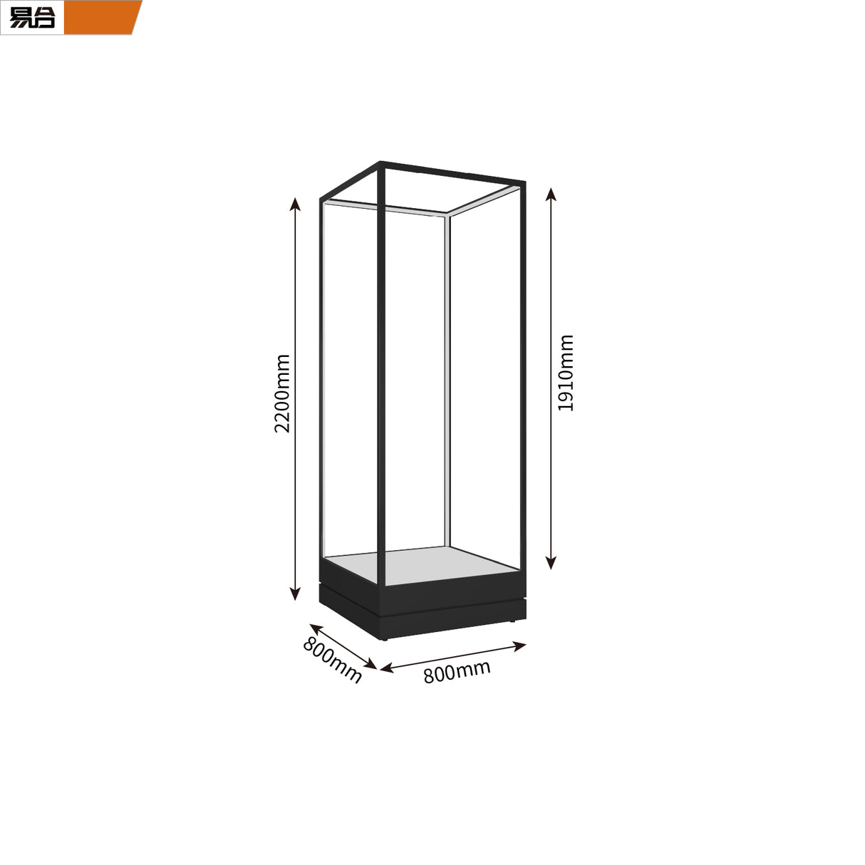 つや消しステンレス鋼発光ガラスディスプレイショーケース/強化ガラスディスプレイショーケースキャビネットメンズ衣類ディスプレイ/f|誉PRINTING