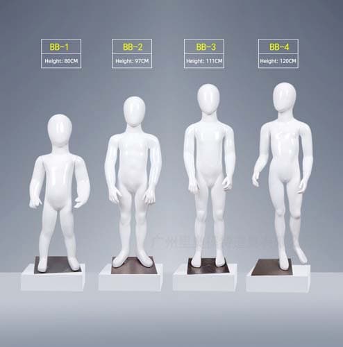 子供用マネキン【ホワイト】|誉PRINTING