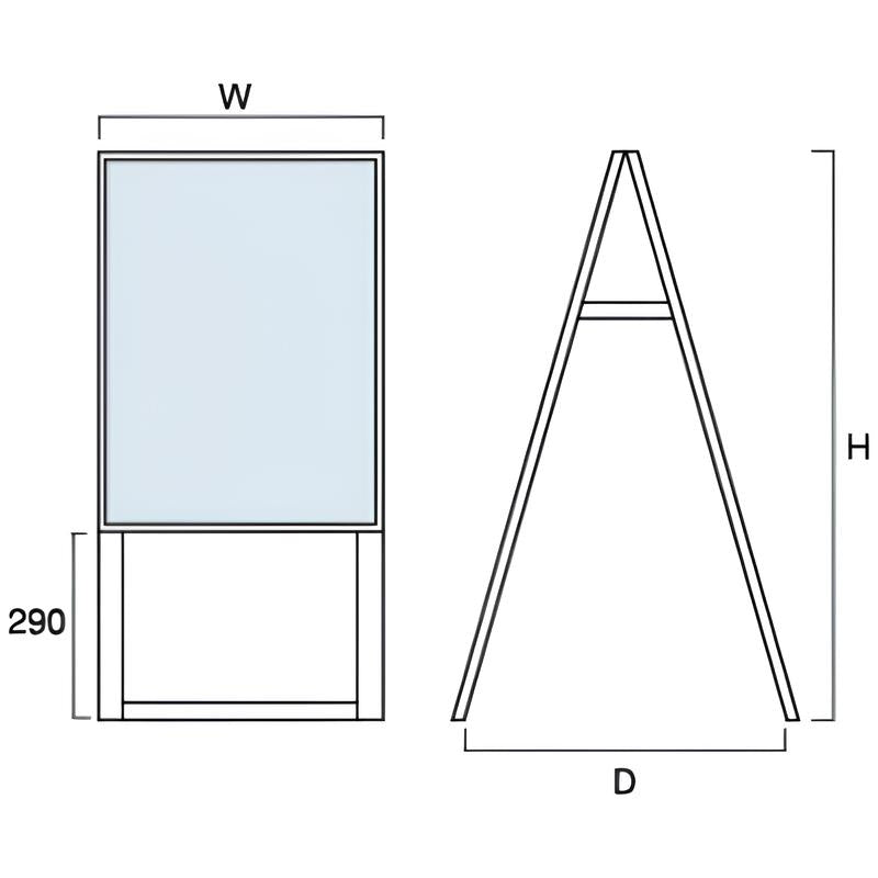 スタンド看板(片面/面板差換えタイプ)|誉PRINTING