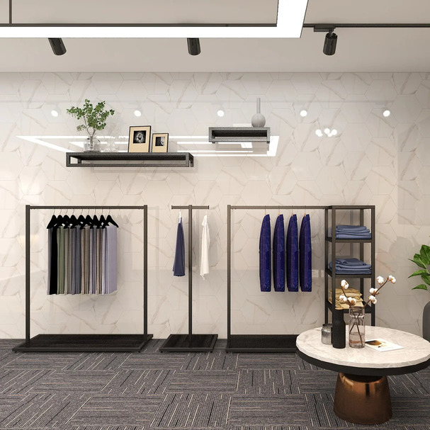 カスタマイズ製メタルハンガーラック01|誉PRINTING