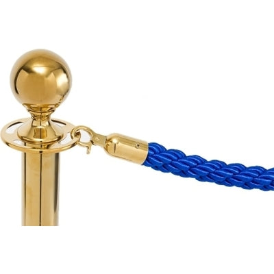 ロープパーテーションQ01Aゴールド|誉PRINTING