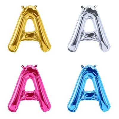 プレミアムレターバルーン (ローズゴールド,ゴールド,シルバー,マゼンタ,ブルー)(16",34")「A」|誉PRINTING