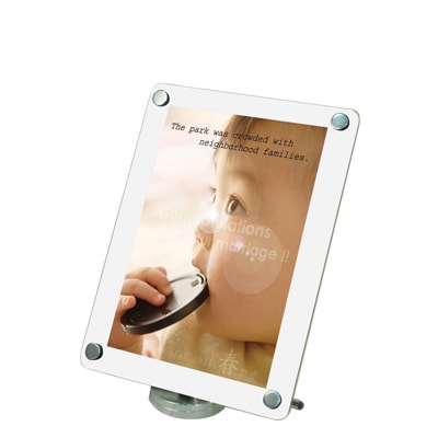 カウンターホワイトスタンド|誉PRINTING