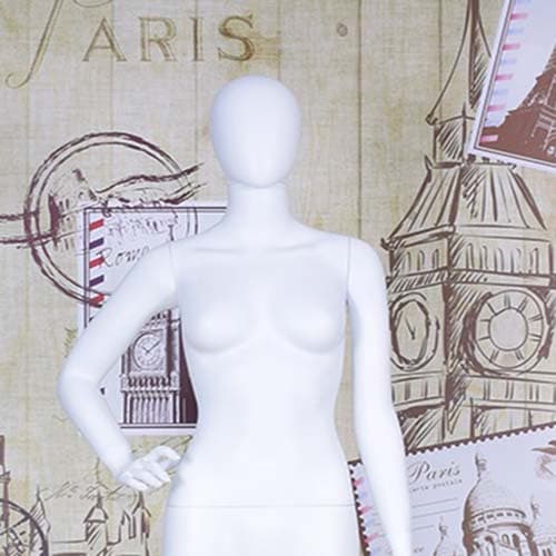 全身 女性マネキン【マットホワイト】02|誉PRINTING