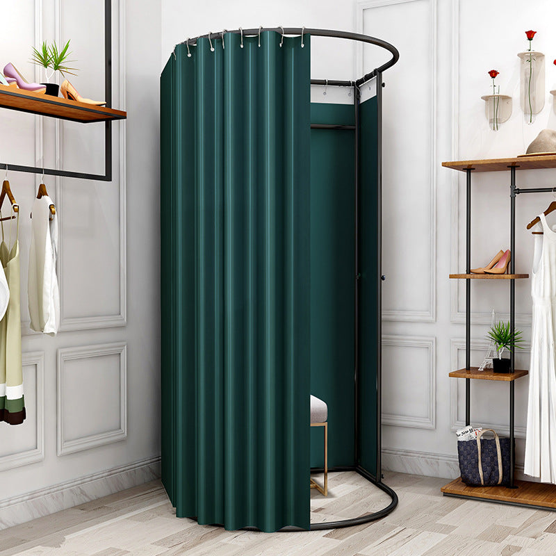 カーテン付きカーブフィッティングルーム|誉PRINTING