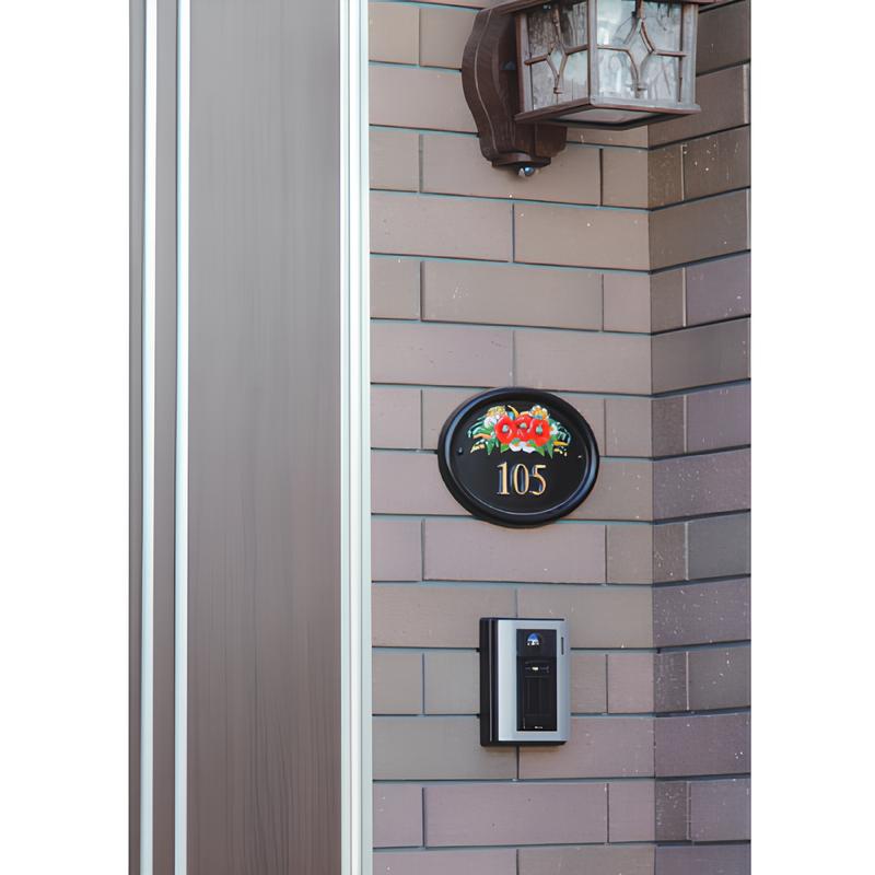 レジン製サイン ルームナンバー W190×H140mm