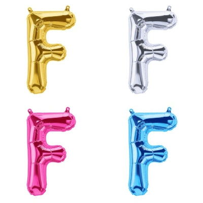 プレミアムレターバルーン (ローズゴールド,ゴールド,シルバー,マゼンタ)(16",34")「F」|誉PRINTING