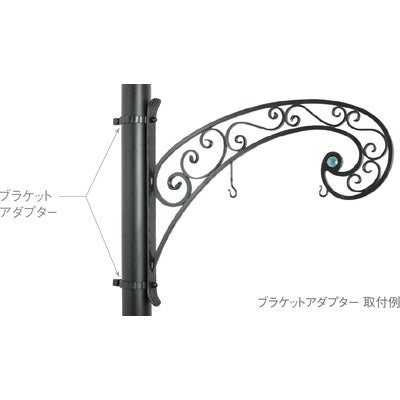 サインブラケット ポール用ブラケットアダプター PBA-89-003|誉PRINTING