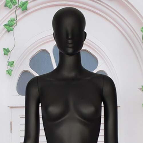 全身 女性リアルマネキン【マットブラック】|誉PRINTING