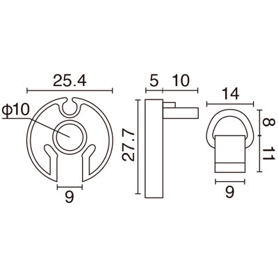 メディアホルダー(アルミタイプ) 25AL-600|誉PRINTING