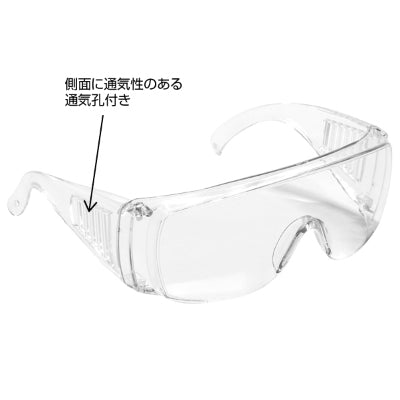 【コロナ対策】飛沫カットゴーグル クリア (5コセット)|誉PRINTING