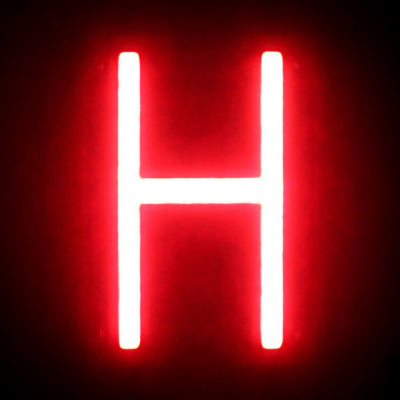 ABCブライト アルファベット H|誉PRINTING