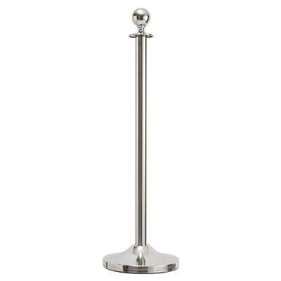 ロープパーテーションQ01Cシルバー|誉PRINTING