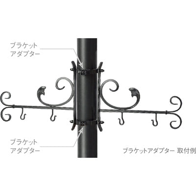 サインブラケット ポール用ブラケットアダプター PBA-89-005|誉PRINTING