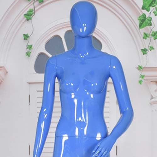 全身 女性マネキン【グロスブルー】|誉PRINTING