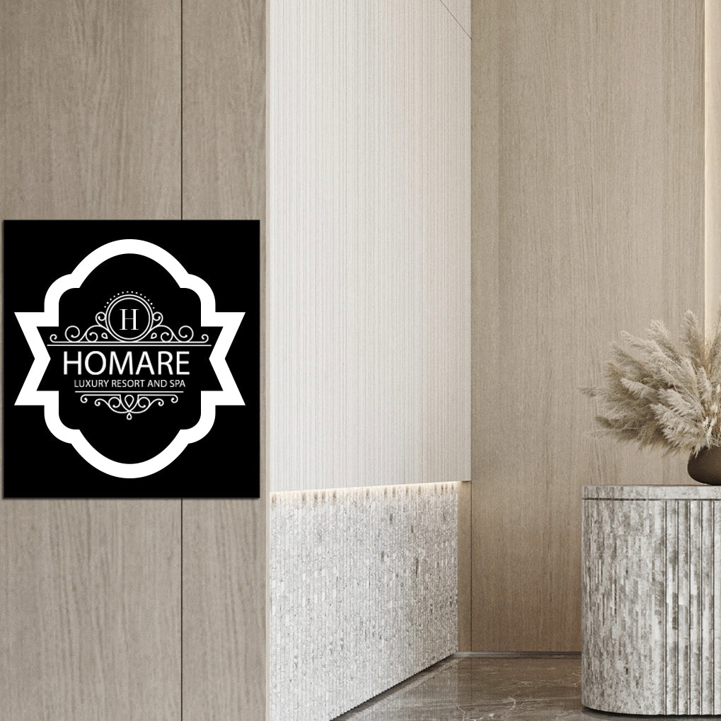 ブラックスチレンボード+塩ビ粘着シート 900x900サイズ|誉PRINTING