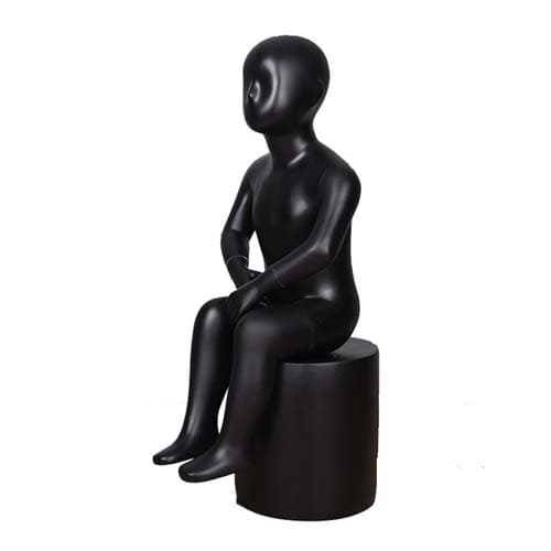 子供用フルボディ マネキン【ブラック】(NWK-14)|誉PRINTING