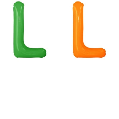 エアポップレターバルーン (ピンク,レッド,ブルー,イエロー,グリーン,オレンジ) 「L」|誉PRINTING