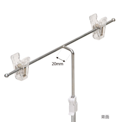 【コロナ対策】ポップ&パネルスタンド クローム (3コセット)|誉PRINTING