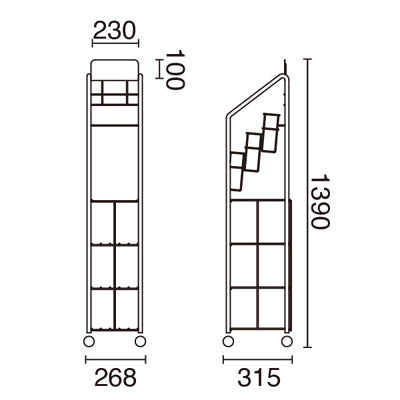 SPスタンド2018 (A4 3段+3段)|誉PRINTING