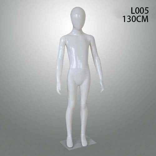 【子供用ボディ】 全身 マネキン グロスホワイト|誉PRINTING