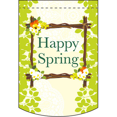 変形タペストリー&フラッグ-GNB ハッピースプリング (円カット)(3コ入)|誉PRINTING