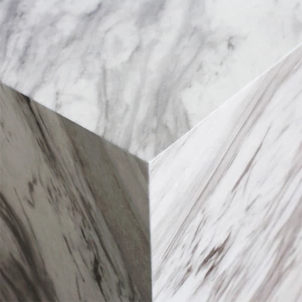 マーブルゴールドキューブテーブル|誉PRINTING